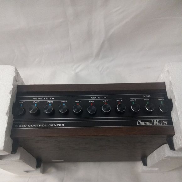 channel master video control center model 0770B remote main TV VCR - Picture 3 of 7